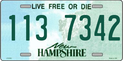 NH license plate 1137342