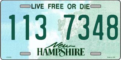 NH license plate 1137348