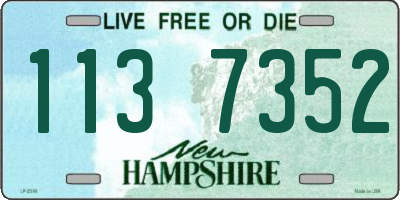 NH license plate 1137352