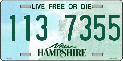 NH license plate 1137355