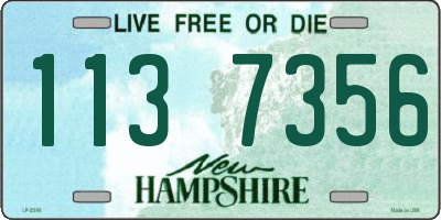 NH license plate 1137356