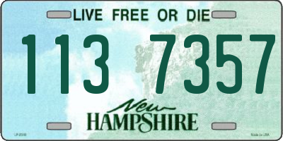 NH license plate 1137357