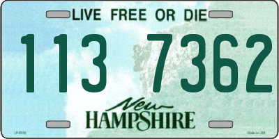 NH license plate 1137362