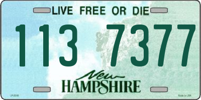 NH license plate 1137377
