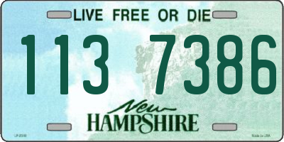 NH license plate 1137386