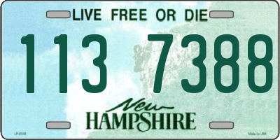 NH license plate 1137388