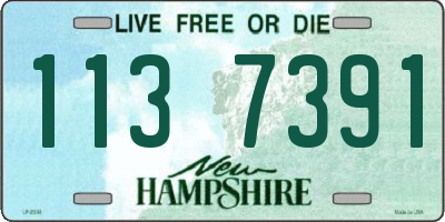 NH license plate 1137391