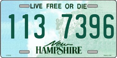 NH license plate 1137396