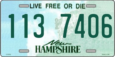 NH license plate 1137406