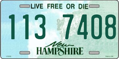 NH license plate 1137408