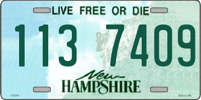 NH license plate 1137409