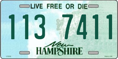 NH license plate 1137411