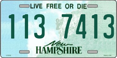 NH license plate 1137413