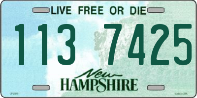 NH license plate 1137425