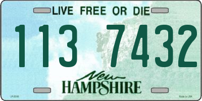 NH license plate 1137432