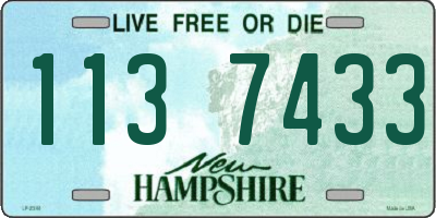 NH license plate 1137433