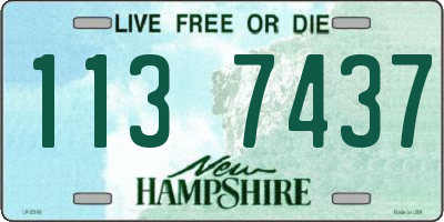 NH license plate 1137437