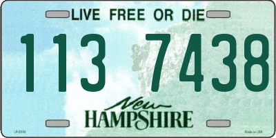NH license plate 1137438