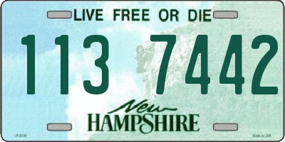NH license plate 1137442