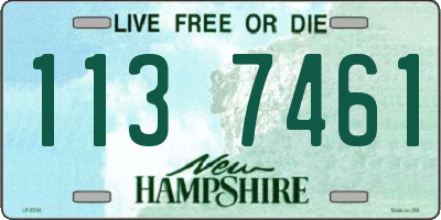 NH license plate 1137461