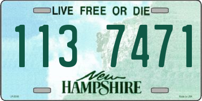 NH license plate 1137471