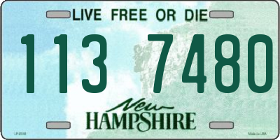 NH license plate 1137480