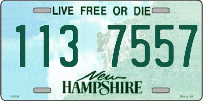 NH license plate 1137557