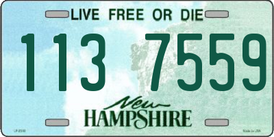 NH license plate 1137559