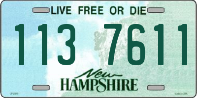 NH license plate 1137611
