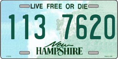 NH license plate 1137620