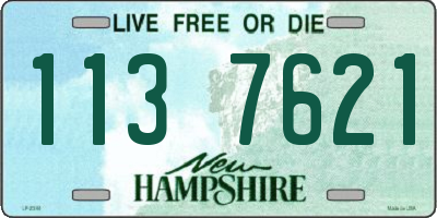 NH license plate 1137621