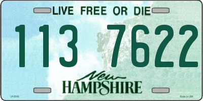 NH license plate 1137622