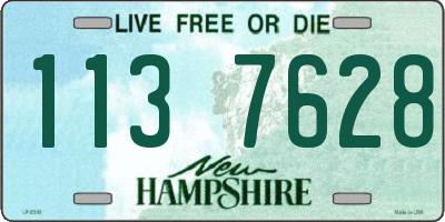 NH license plate 1137628