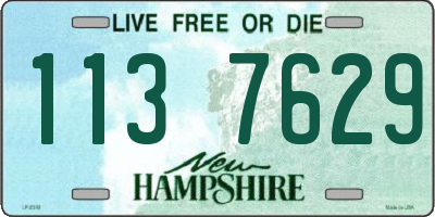 NH license plate 1137629