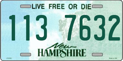 NH license plate 1137632