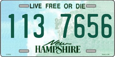 NH license plate 1137656
