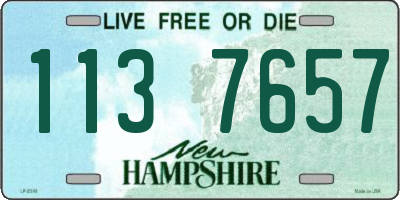 NH license plate 1137657