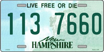 NH license plate 1137660