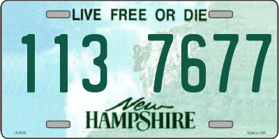 NH license plate 1137677