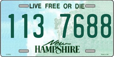 NH license plate 1137688