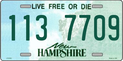 NH license plate 1137709