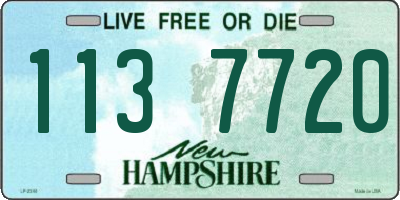 NH license plate 1137720