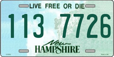 NH license plate 1137726