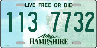 NH license plate 1137732