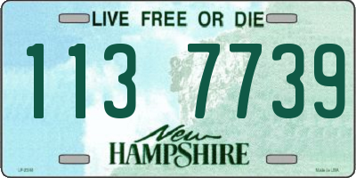 NH license plate 1137739