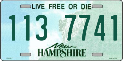 NH license plate 1137741