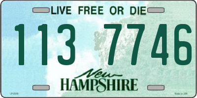 NH license plate 1137746