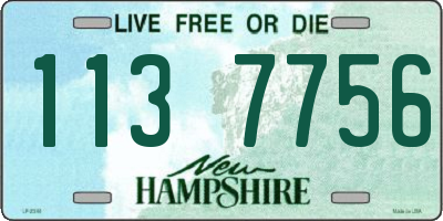 NH license plate 1137756