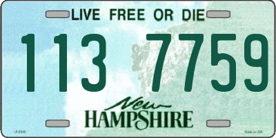 NH license plate 1137759