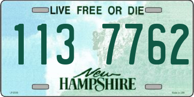 NH license plate 1137762